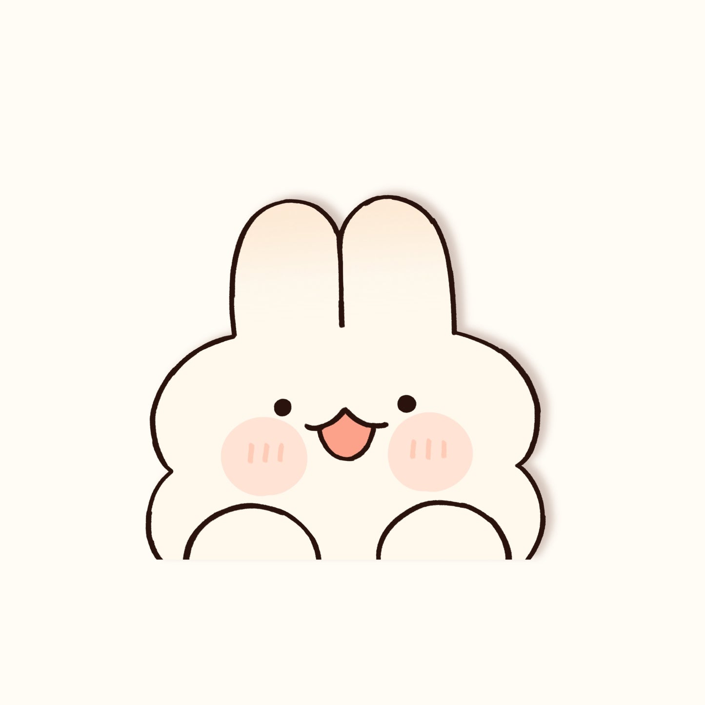 Flour Friend Peeker Sticker