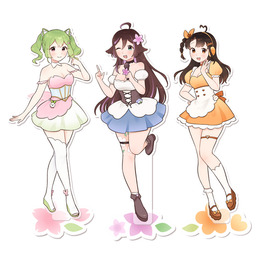 (Pre-order) Flora Acrylic Stand Set