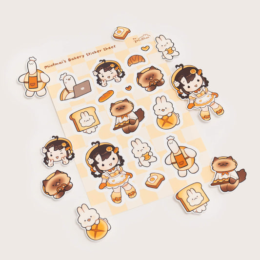 Mintmai's Bakery Sticker Sheet