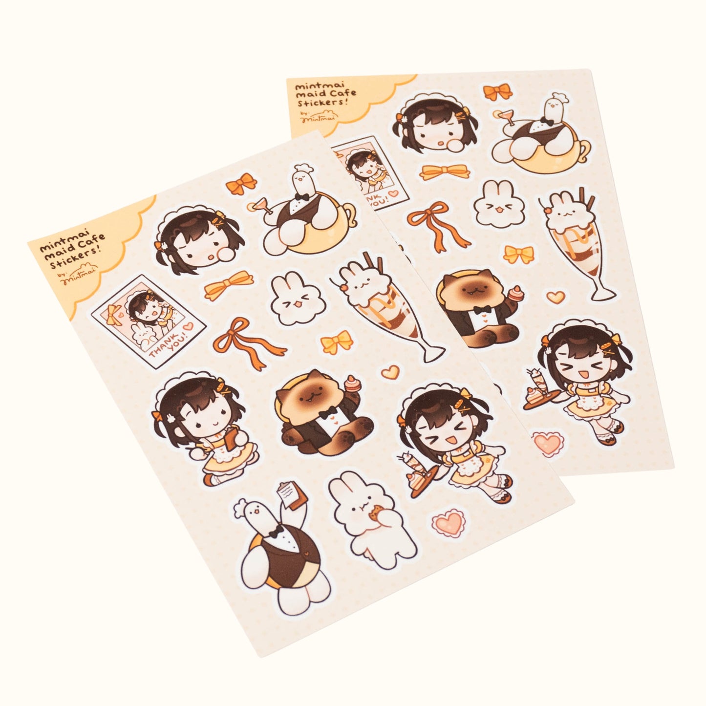 Maid Cafe Sticker Sheet