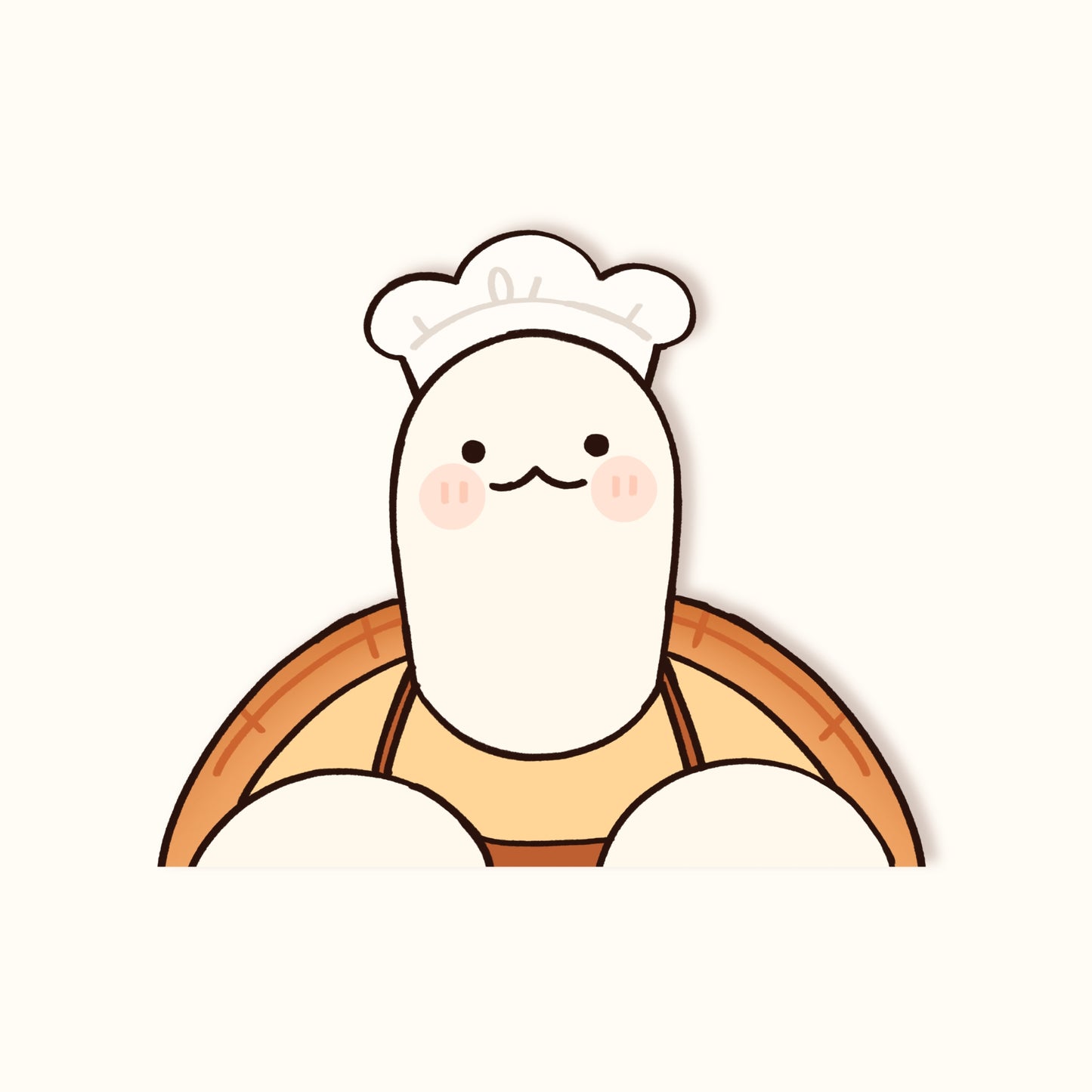 Mochi Peeker Sticker