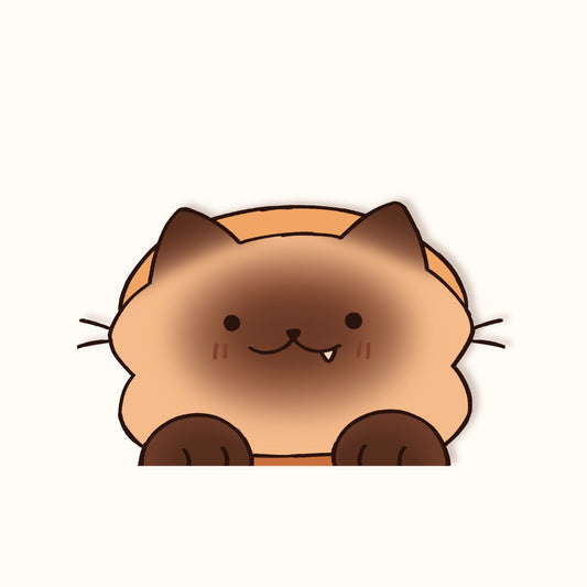 Pretzel Peeker Sticker